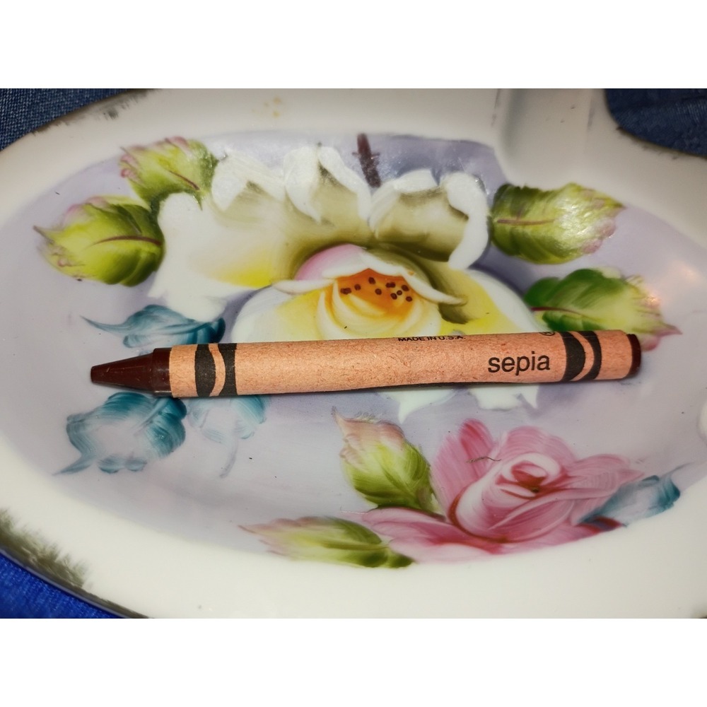 Binney And Smith Sepia Crayola Crayon Retired 1990 Unused USA Single